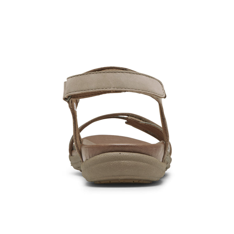 Women's Rubey 3-Strap Sandal (TAUPE)