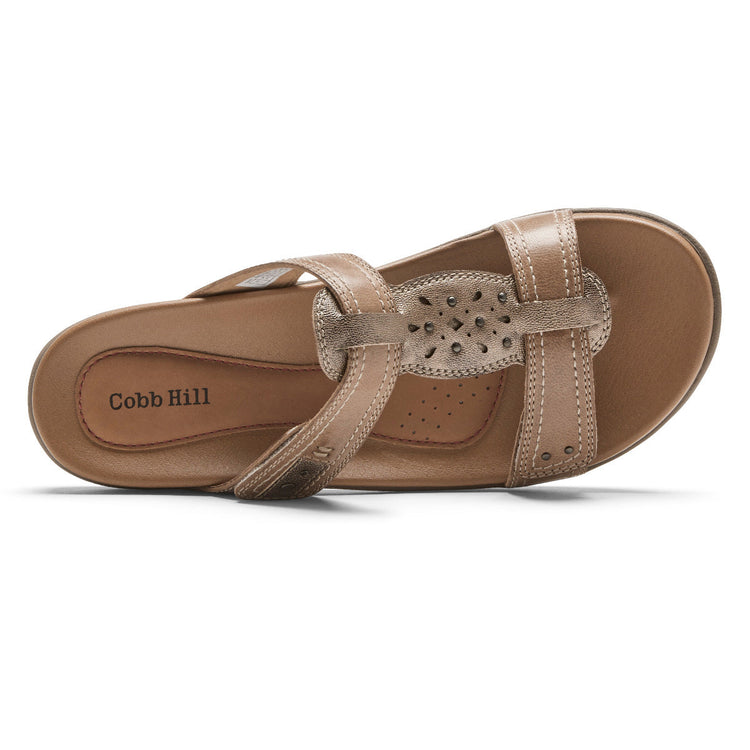 Women's Rubey Slide Sandal (Taupe Multi Leather)