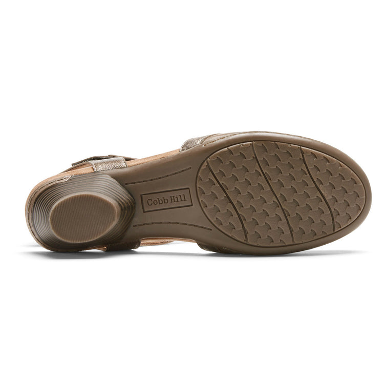 Women's Laurel Perforated Mary Jane (TAUPE)