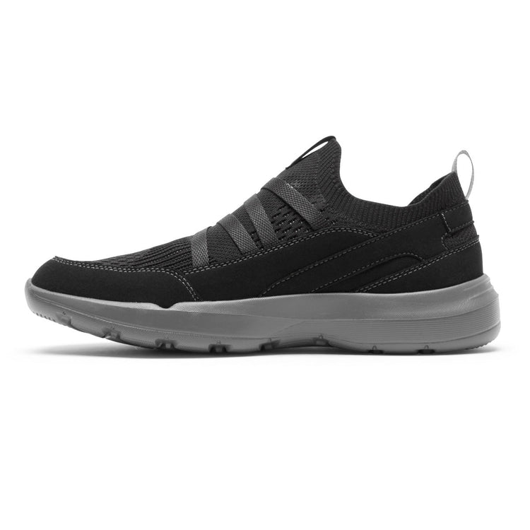 Men's truFLEX Evolution Mudguard Slip-On Sneaker (BLACK)