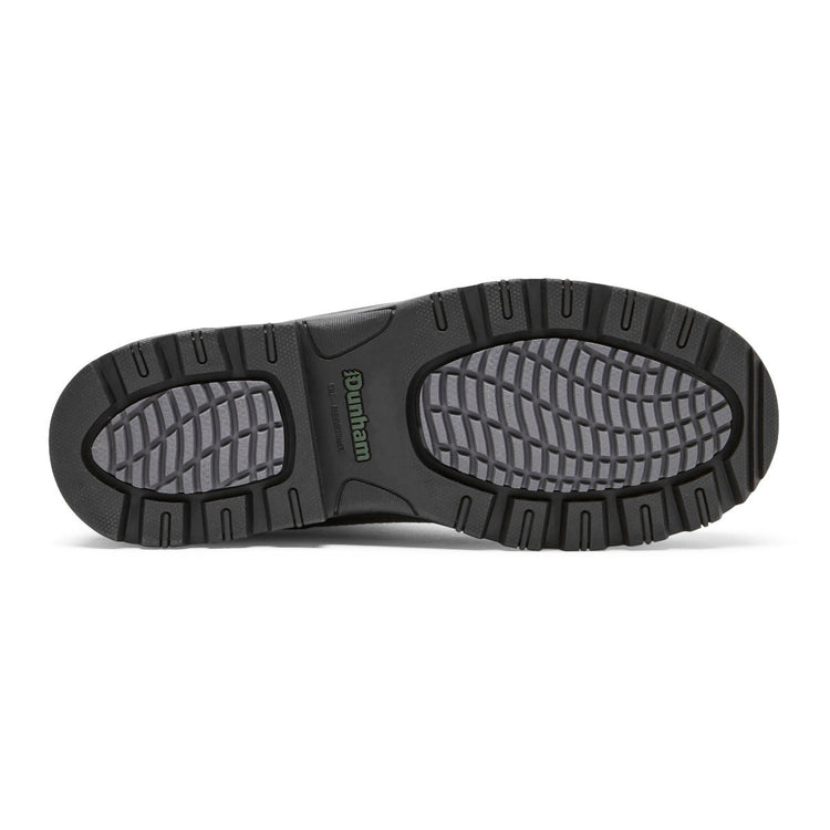 Men's 8000Works Safety Plain Toe Boot – Waterproof (BLACK TEXTURED LEA)