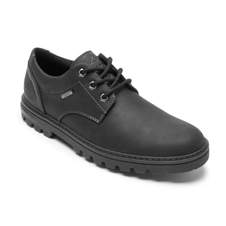 Men's Weather Or Not Oxford – Waterproof (BLACK LEATHER)