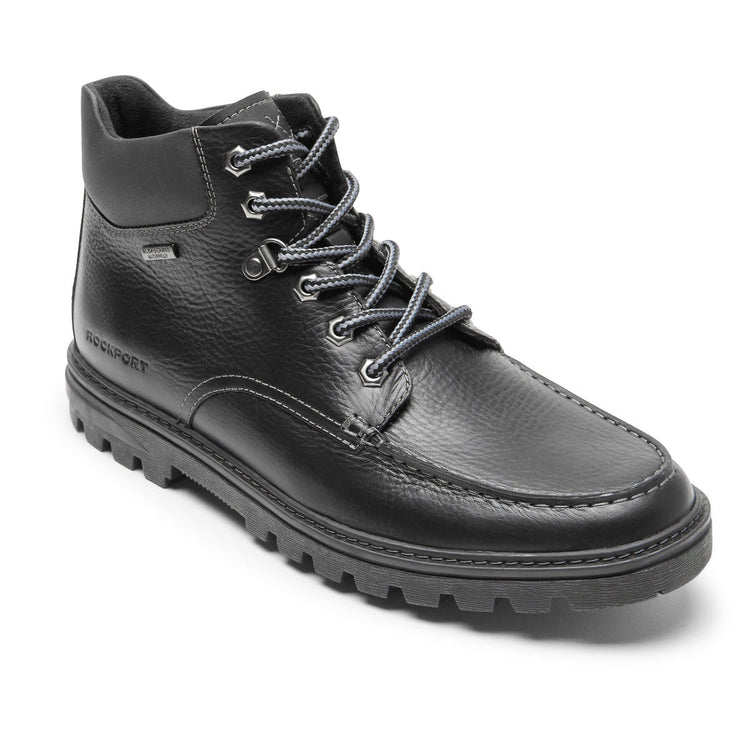 Men's Weather or Not Moc Toe Boot – Waterproof (BLACK LEATHER)