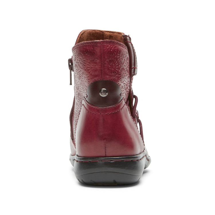 Women's Penfield Ruched Boot (RED LEATHER)