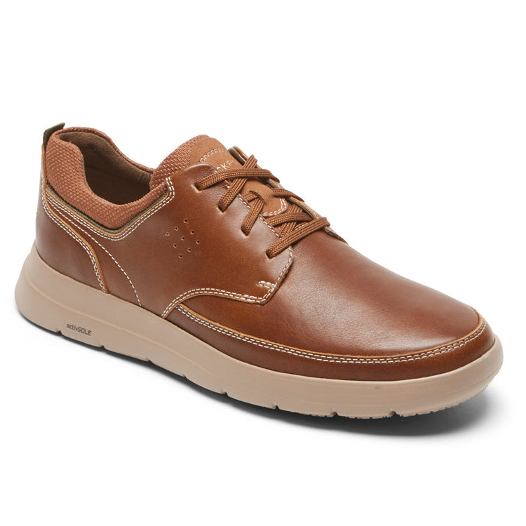 Men's TruFLEX Cayden Plain Sneaker (Wood Leather) (WOOD LEATHER)