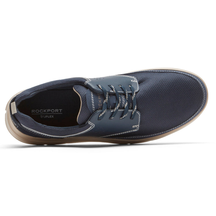 Men's TruFLEX Cayden Plain Sneaker (New Dress Blues Leather) (NEW DRESS BLUES LEATHER)