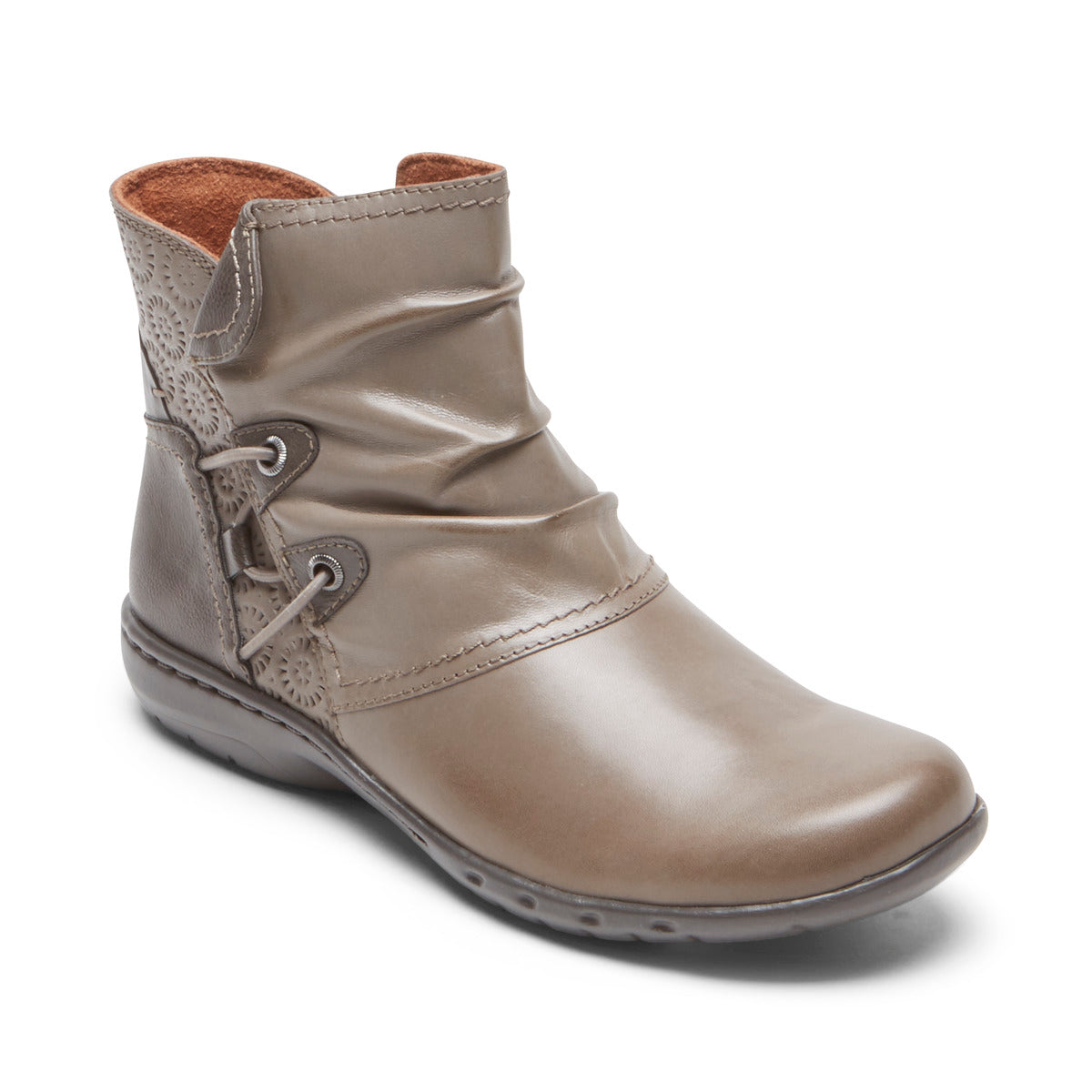 Cobb Hill Womens Penfield Ruched Bootie