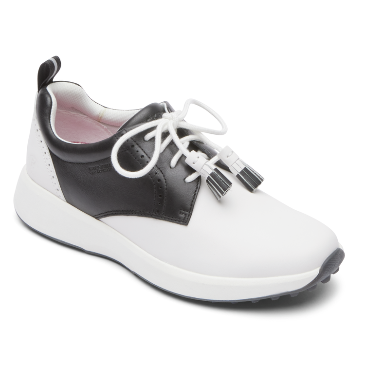 Women’s Trustride Prowalker Tassel Golf Shoe (White/Black)