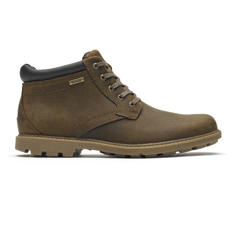 Men's Rugged Bucks Waterproof Boot TAN Rockport
